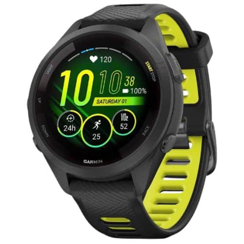 Reloj Garmin Forerunner 265S Negro/Amarillo Smartwatch Costa Rica