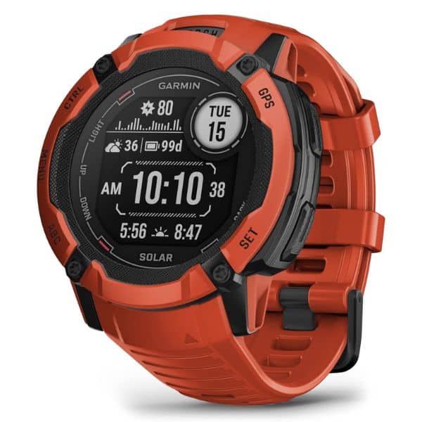 Reloj Garmin Instinct 2X Solar Rojo Smartwatch Costa Rica