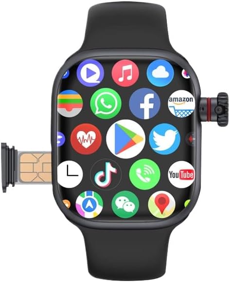 Reloj inteligente con Chip AMOLED 4G LTE de 2,29 pulgadas con 180 ° Cámara giratoria GPS WiFi Ranura para tarjeta SIM Costa Rica