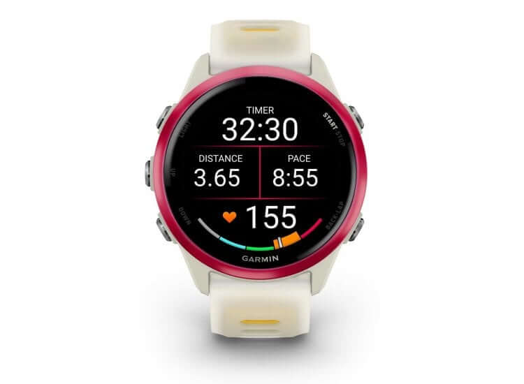 Reloj inteligente Forerunner® 570 - 42mm, frambuesa, correa en mango/hueso Costa Rica