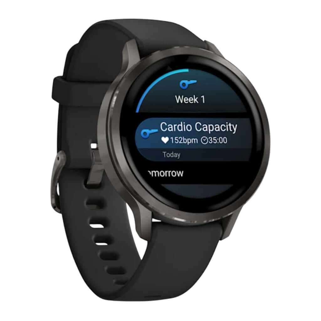Reloj inteligente Venu® 4, 41 mm, Gris, correa silicón negra Costa Rica