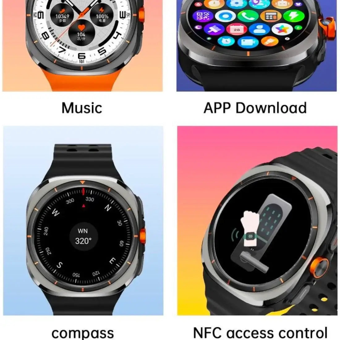 Reloj inteligente Kalobee America Ultra para chip red 4G/5G 32GB pantalla Amoled Costa Rica