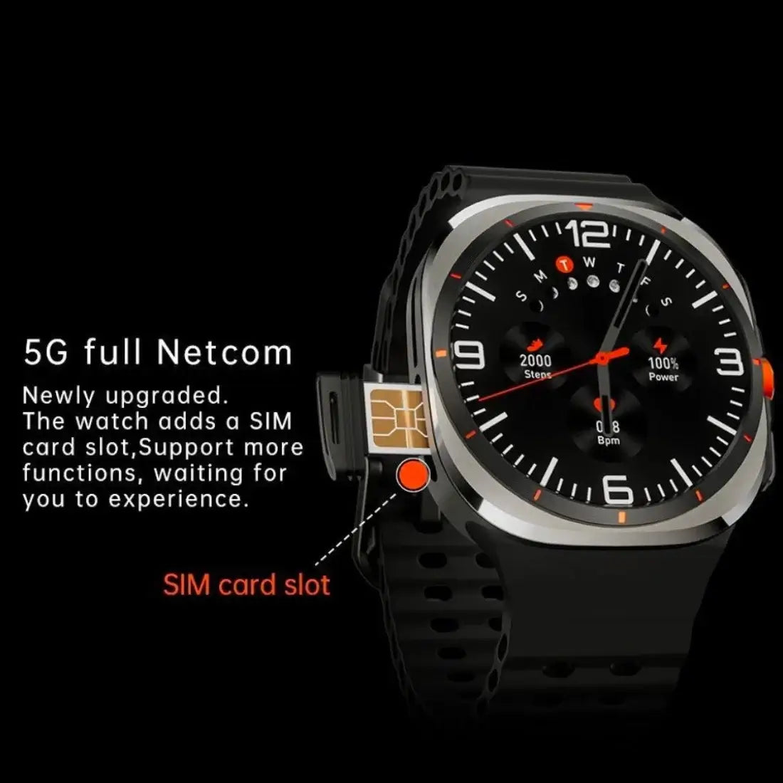 Reloj inteligente Kalobee America Ultra para chip red 4G/5G 32GB pantalla Amoled Costa Rica