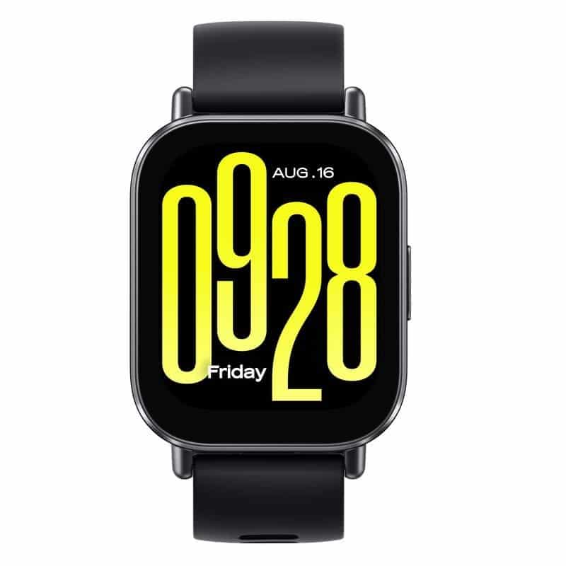 Reloj Inteligente Redmi Watch 5 Active 57760 Negro - reloj inteligente rectangular 2" pantalla LCD 320x385, sensor frecuencia cardíaca y SpO2