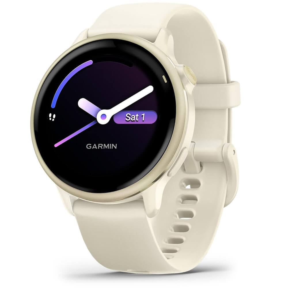 Reloj inteligente vívoactive® 6 Oro lunar, correa hueso Costa Rica