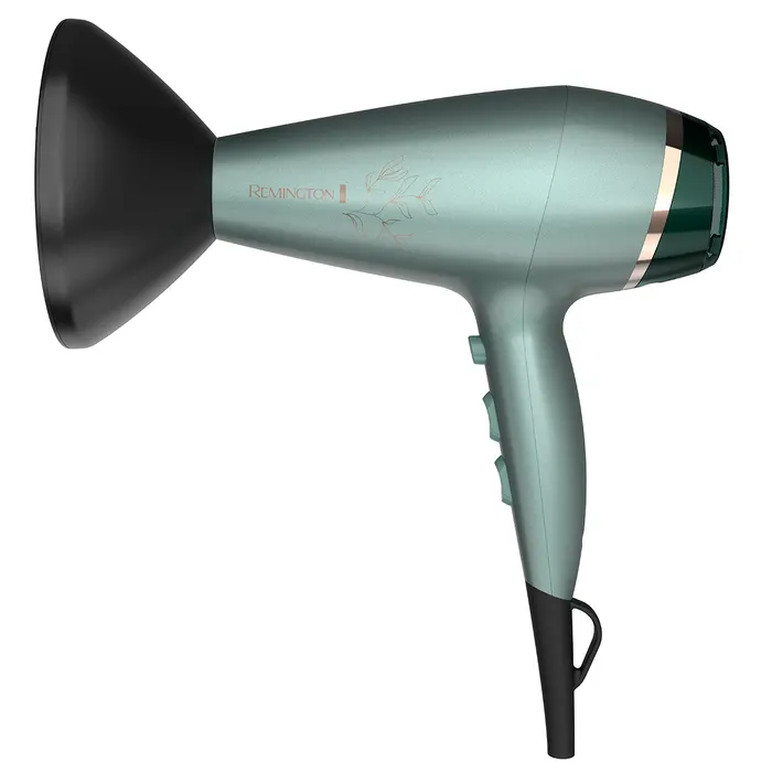 Remington Secadora cabello botanicals D27A-110F con tecnología iónica y microacondicionadores de aloe vera, jojoba y rosa mosqueta.