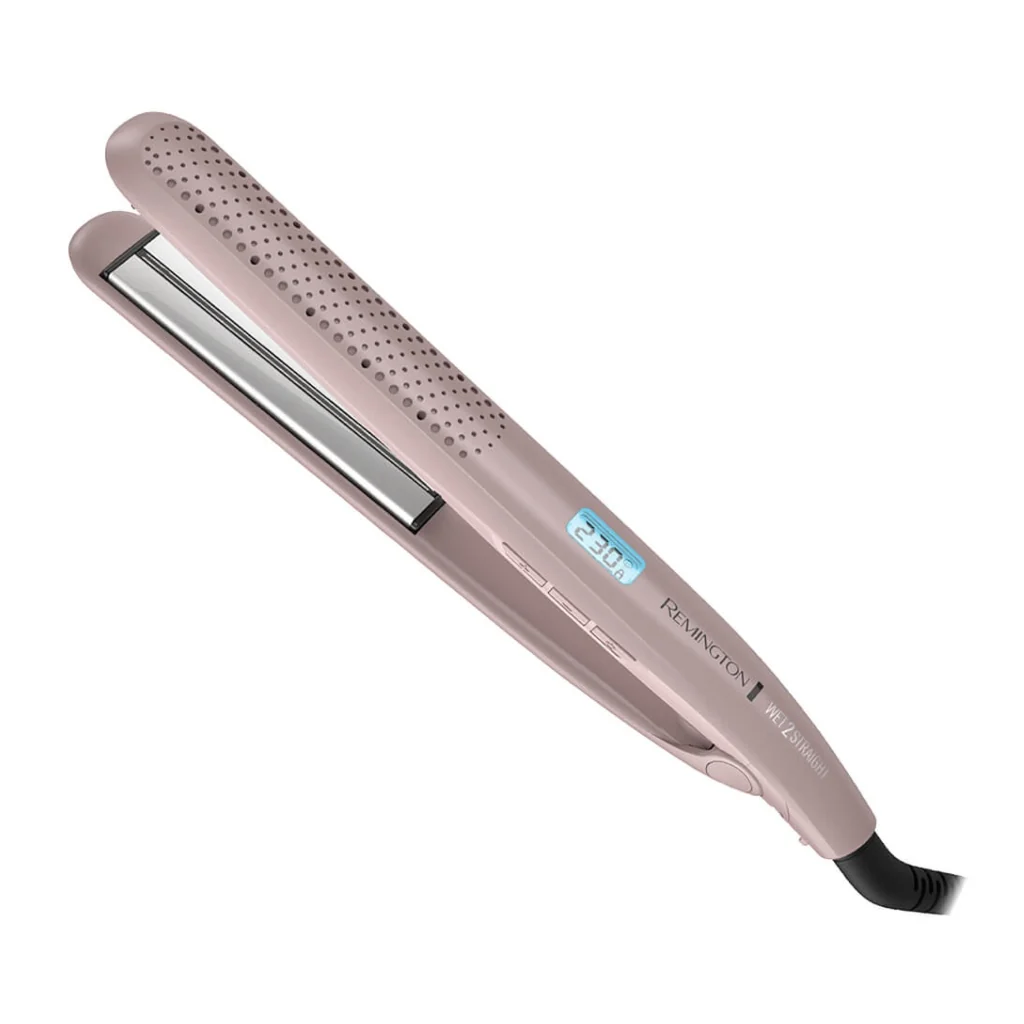 Remington alisadora humedo y seco con sensor S27A (110) F para alisar cabello húmedo o seco con sensor inteligente.