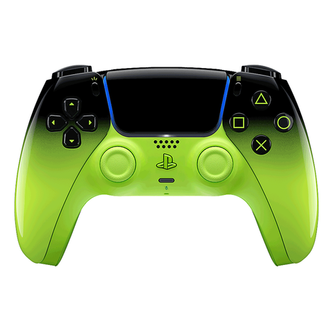 CONTROL SONY PS5 DUALSENSE HYPERPOP VERDE gaming controller with green design and adaptive triggers.