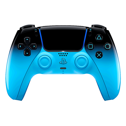 CONTROL SONY PS5 DUALSENSE HYPERPOP AZUL controlador en color azul vibrante con botones negros, para una experiencia de juego inmersiva.