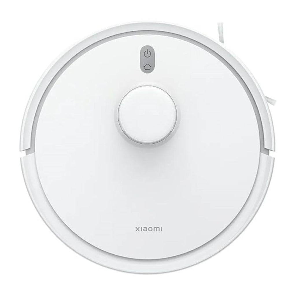 Aspiradora Robot Vacuum S20 US 57093 blanco, vista superior del dispositivo con diseño circular y controles visibles