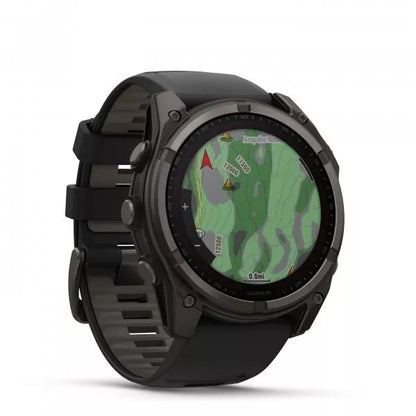 Reloj Garmin Fenix 8 51Mm Solar Sapphire Titanio Dlc Gris