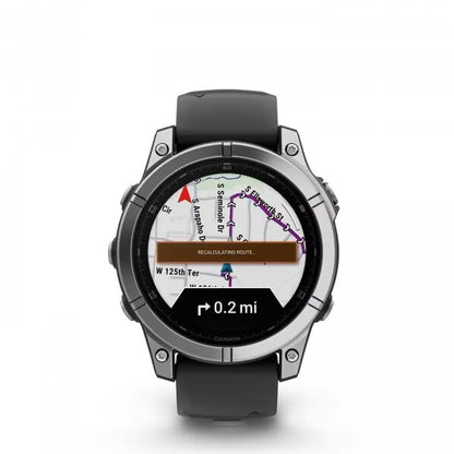 Reloj Garmin Fenix E 47Mm Plata / Negro