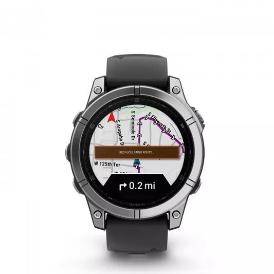 Reloj Garmin Fenix E 47Mm Plata / Negro