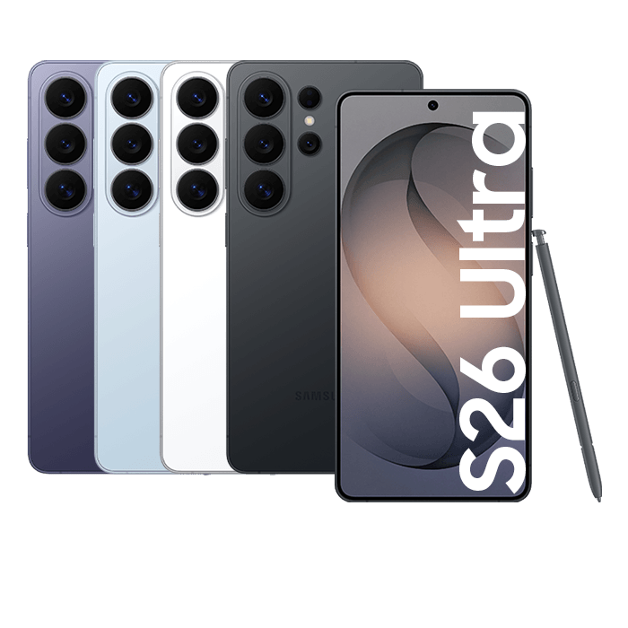 Teléfono Samsung S26 Ultra 12+512GB, diseño elegante y pantalla Dynamic AMOLED 2X, S Pen integrado.
