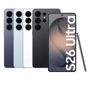 Teléfono Samsung S26 Ultra 12+512GB, diseño elegante y pantalla Dynamic AMOLED 2X, S Pen integrado.