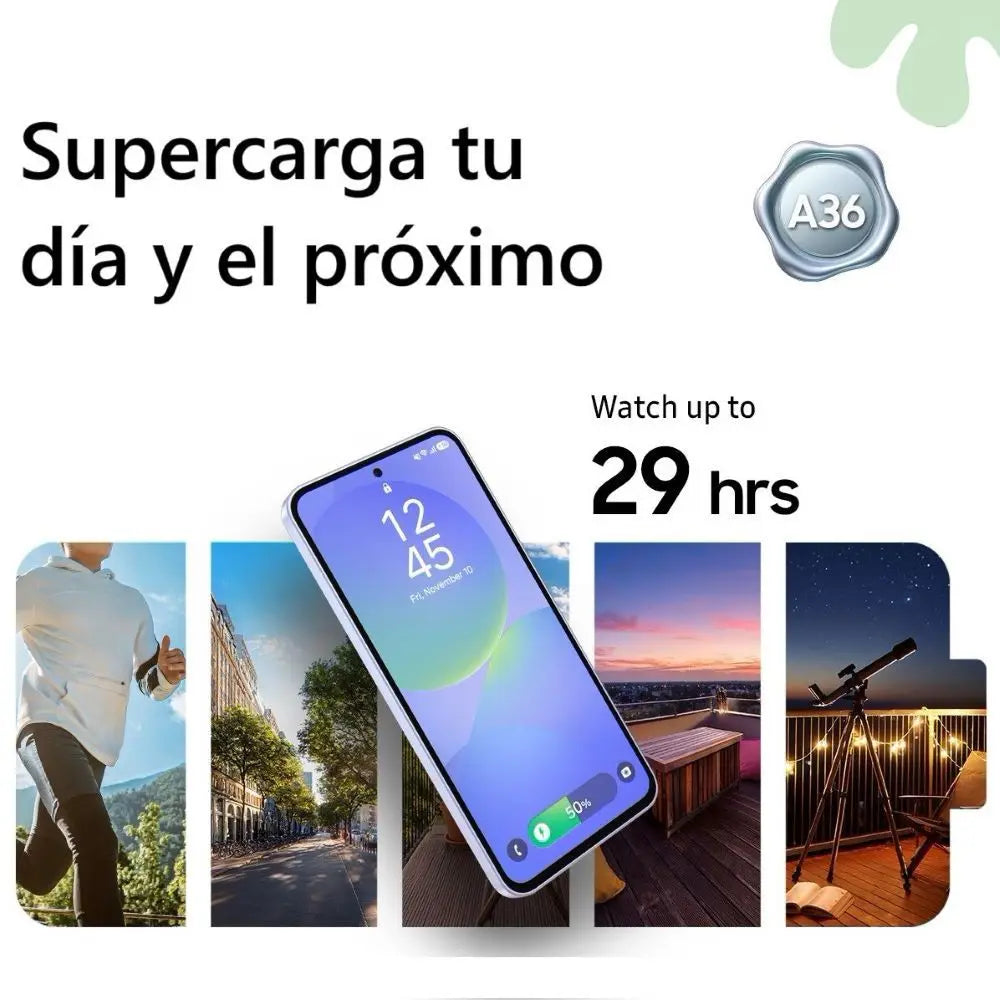 Celular Galaxy A36 5G 8GB/256GB Light Violet SM-A366ELVGGTO Celulares Costa Rica