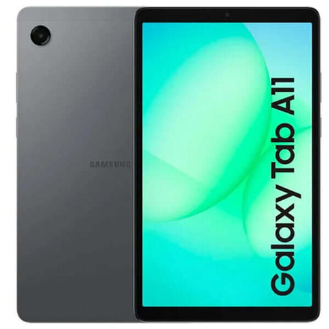 Tablet Samsung Galaxy Tab A11 LTE 8GB 128GB gris con pantalla y color gris.