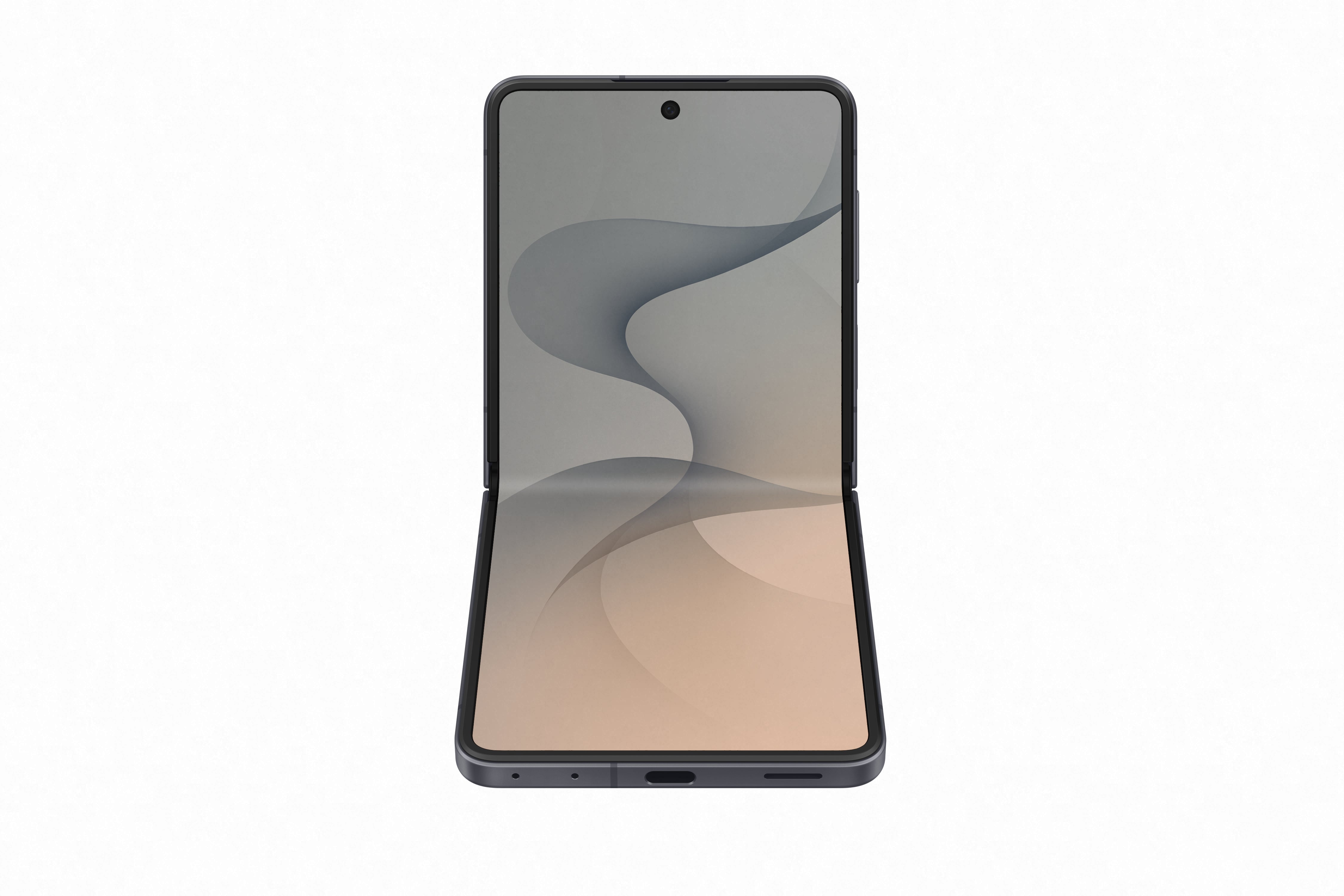 Teléfono Celular Samsung Galaxy Z Flip8 con pantalla Dynamic AMOLED 2X plegable y diseño elegante.