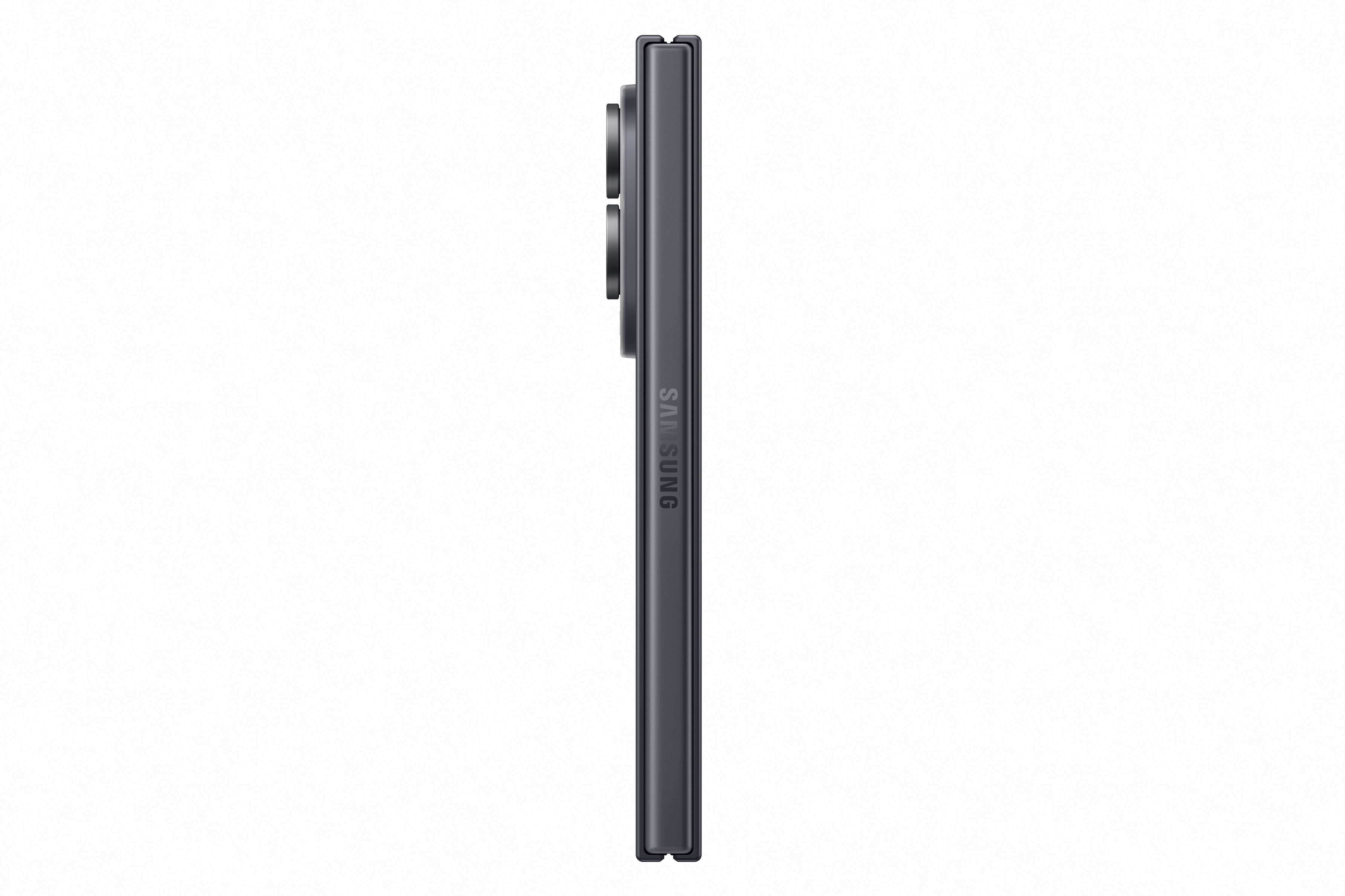 Side view of Celular Samsung Galaxy Z Fold8 5G 12GB RAM smartphone in closed position