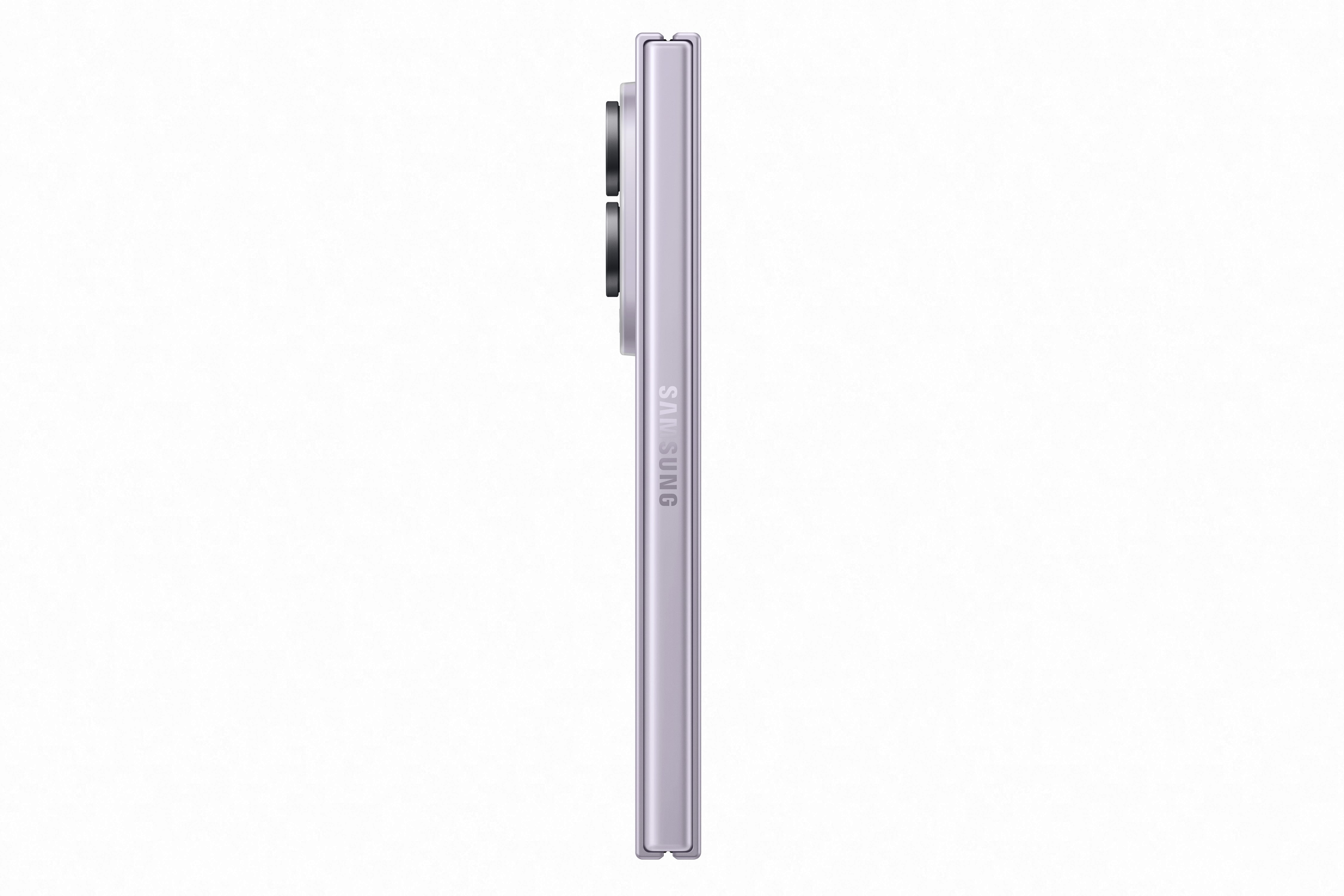 Lateral view of Celular Samsung Galaxy Z Fold8 5G 12GB RAM showcasing its sleek foldable design.
