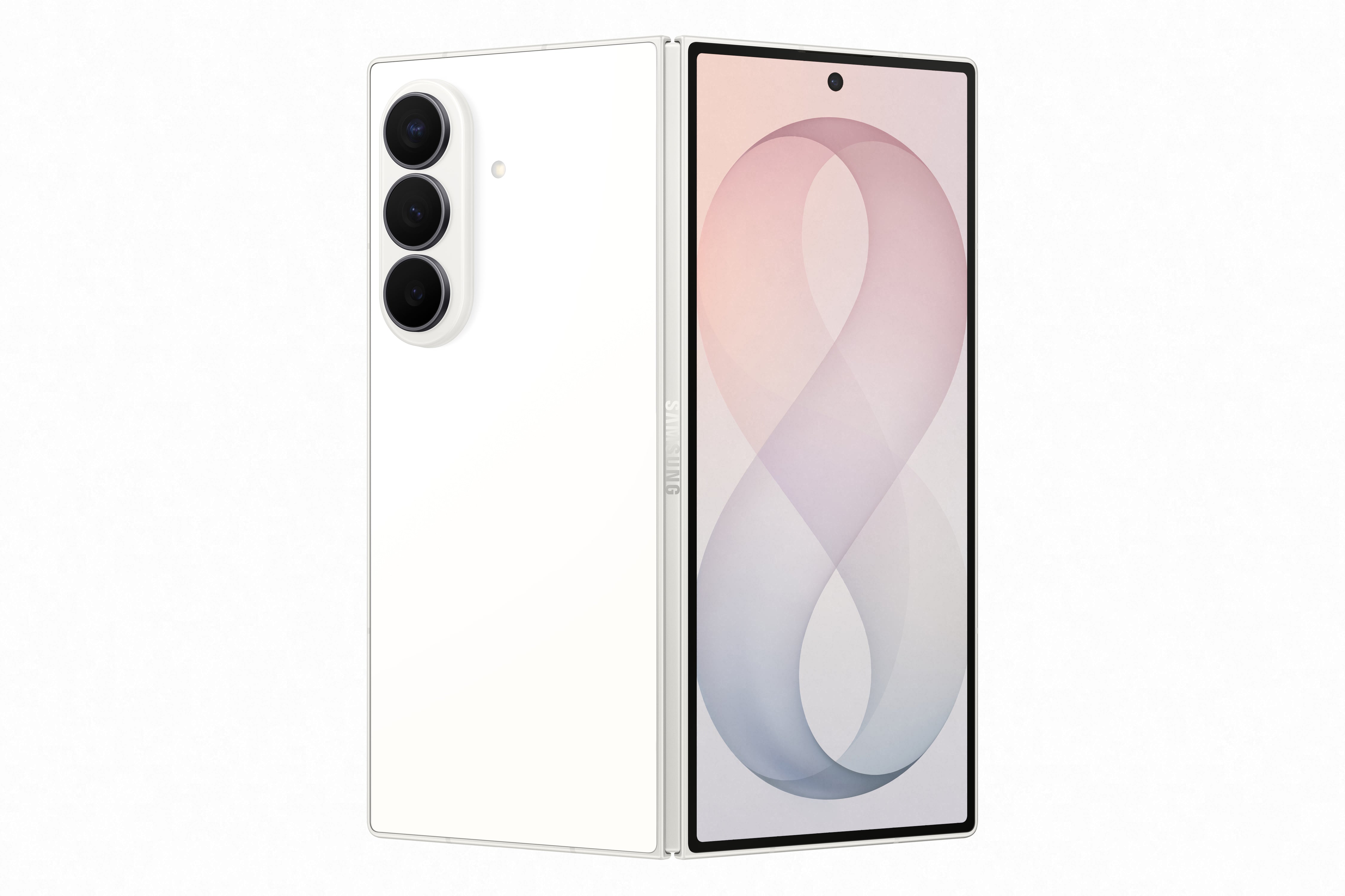 Teléfono celular Galaxy Z Fold8 Ultra con diseño plegable y pantalla amplia.
