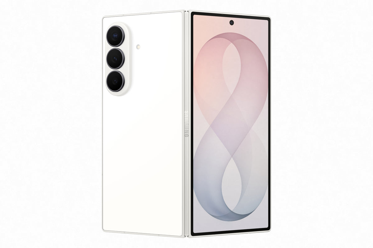 Teléfono celular Galaxy Z Fold8 Ultra con diseño plegable y pantalla amplia.
