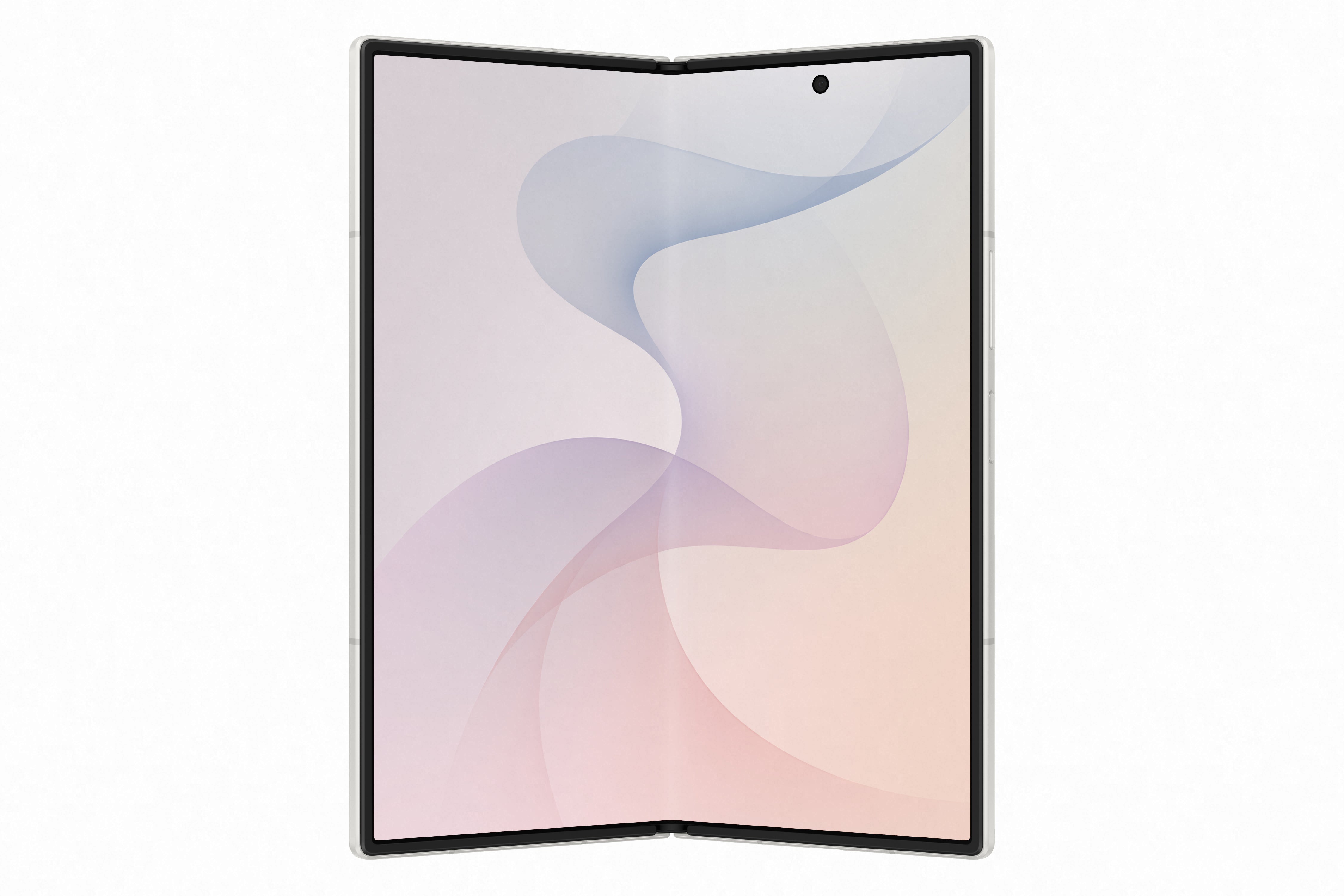 Telefono celular Galaxy Z Fold8 Ultra con pantalla plegable abierta