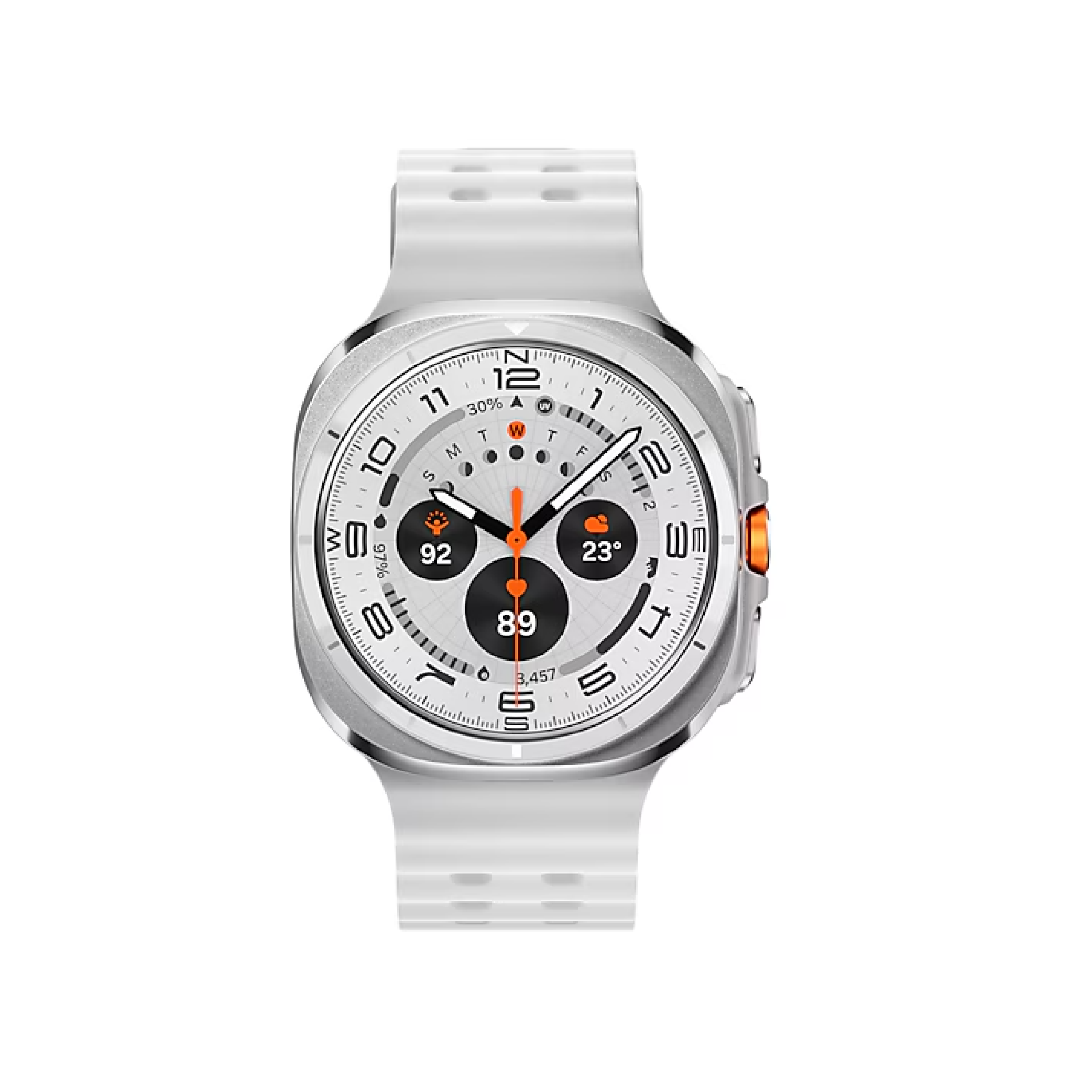 SAMSUNG L705 WATCH ULTRA  47MM 2025 reloj inteligente titanio blanco con GPS doble frecuencia y batería de larga duración