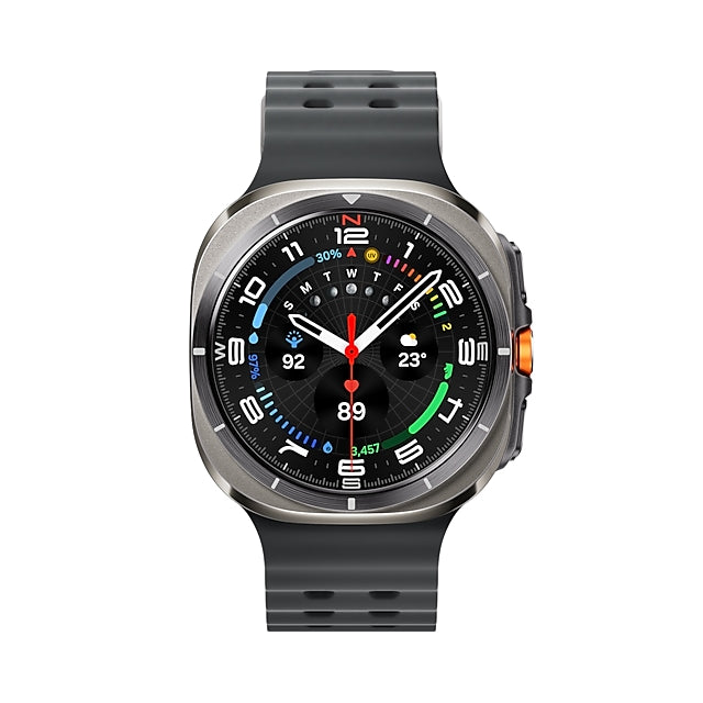SAMSUNG L705 WATCH ULTRA  47MM 2025 reloj inteligente de titanio gris con correa deportiva y pantalla GPS de doble frecuencia