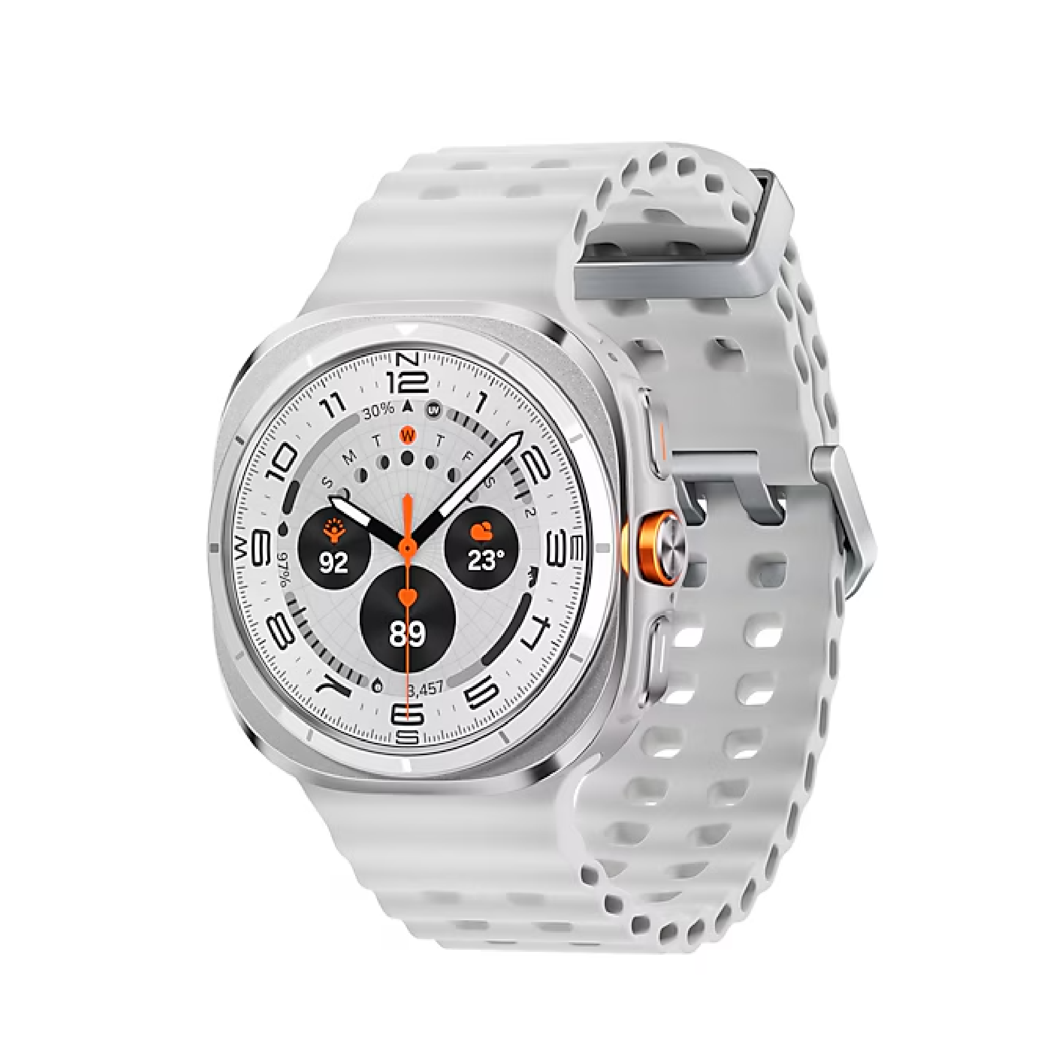 SAMSUNG L705 WATCH ULTRA  47MM 2025 reloj inteligente titanio blanco resistencia militar GPS doble frecuencia batería 100 horas