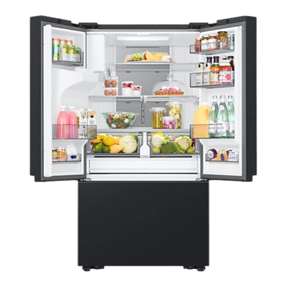 Refrigeradores Rf6500C De Puerta Francesa Con 3 Puertas Con Gran Capacidad Y Tecnología Spacemax Rf32Cg5910B1Ap Negra Samsung