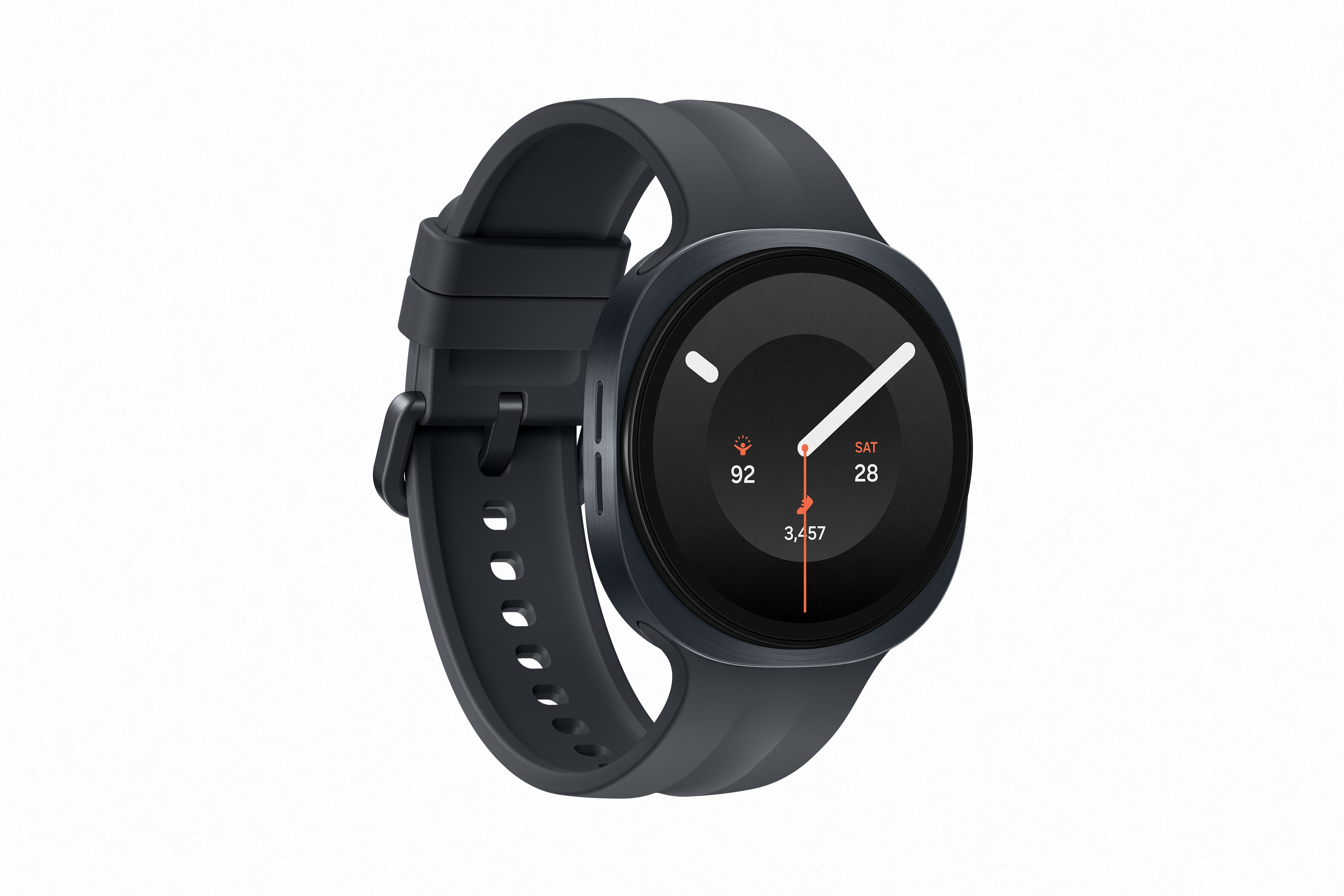 Reloj Galaxy Watch 9 44 mm negro con pantalla Super AMOLED y diseño elegante