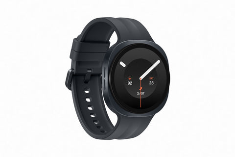 Reloj Galaxy Watch 9 44 mm negro con pantalla Super AMOLED y diseño elegante