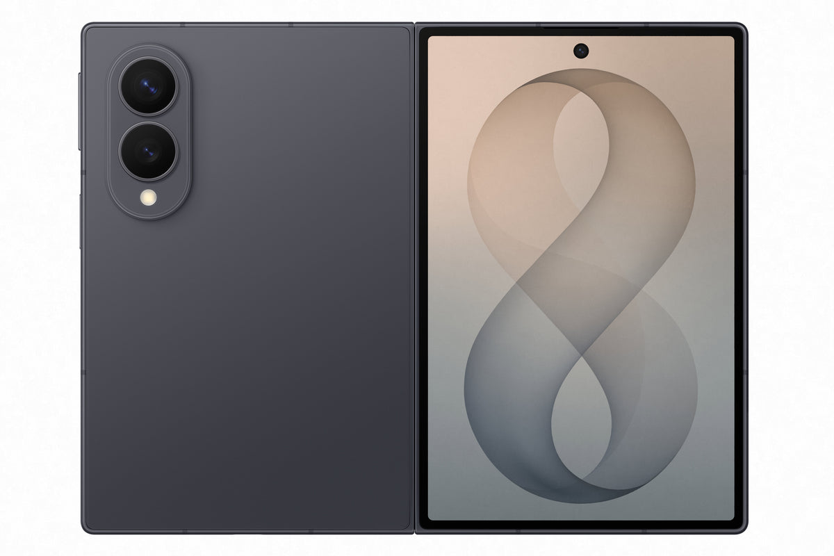 Celular Samsung Galaxy Z Fold8 5G 12GB RAM en grafito, diseño plegable, pantalla Gorilla Glass Ceramic 2.