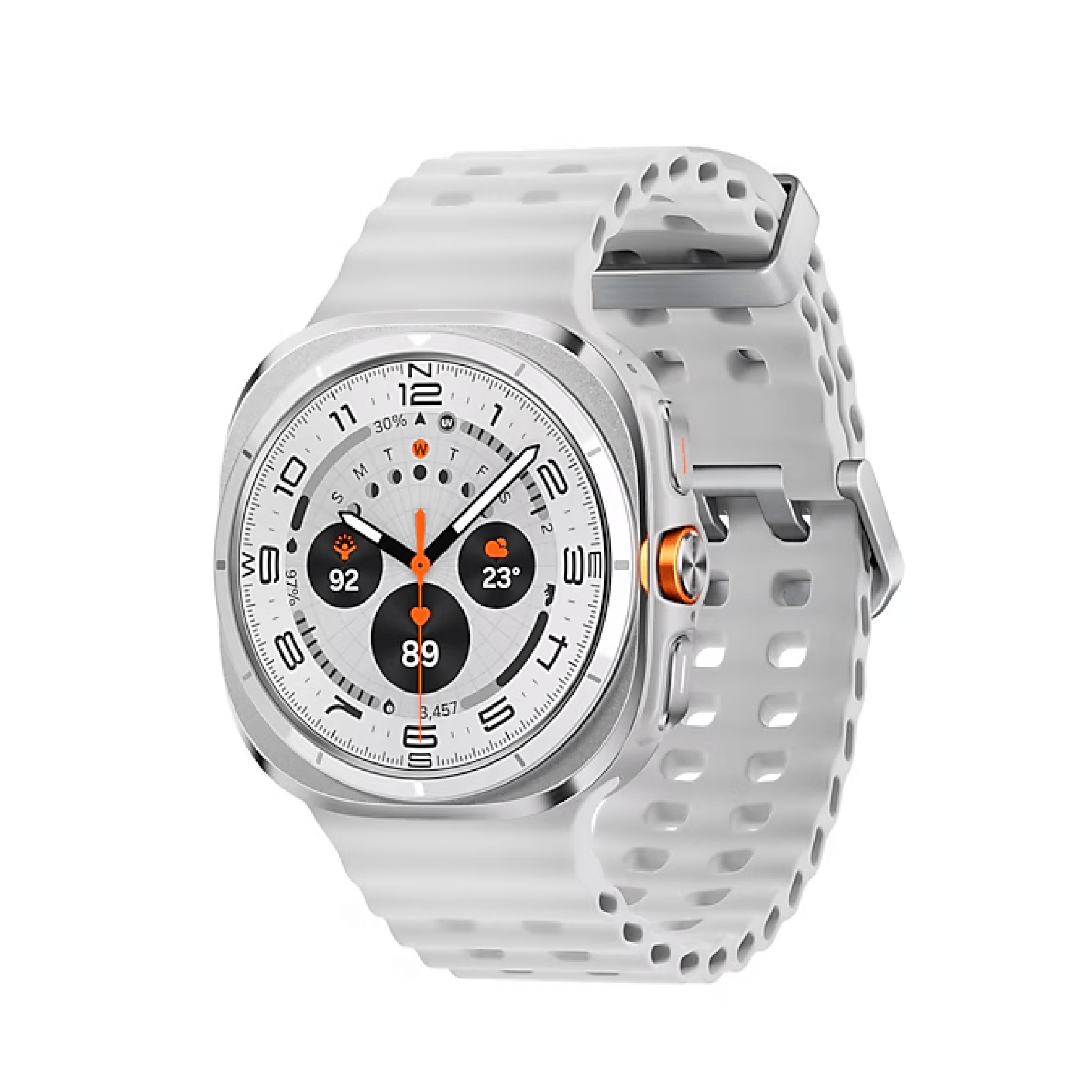 SAMSUNG L705 WATCH ULTRA 47MM 2025 TITANIUM SILVER smartwatch with titanium design and advanced features