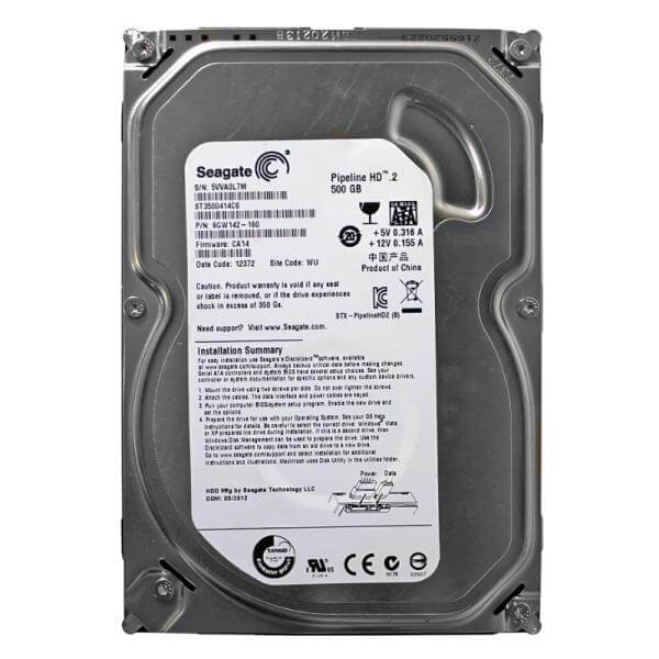 HD INTERNO 500GB SEAGATE ST3500414CS/PUL 3.5" SATA II 5400 RPM - disco duro interno Seagate Pipeline 500GB