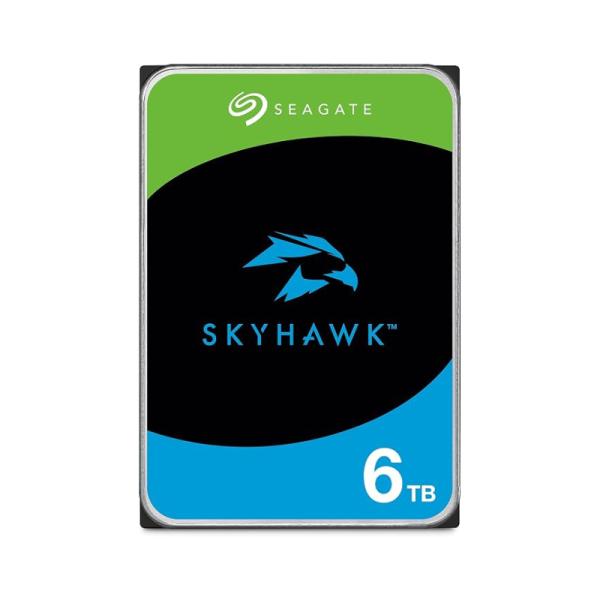 HD INTERNO 6TB SEAGATE T6000VX009 3.5 PULGADAS SATA III 6 GBPS 5400 RPM 303801505 para videovigilancia SK Hawk
