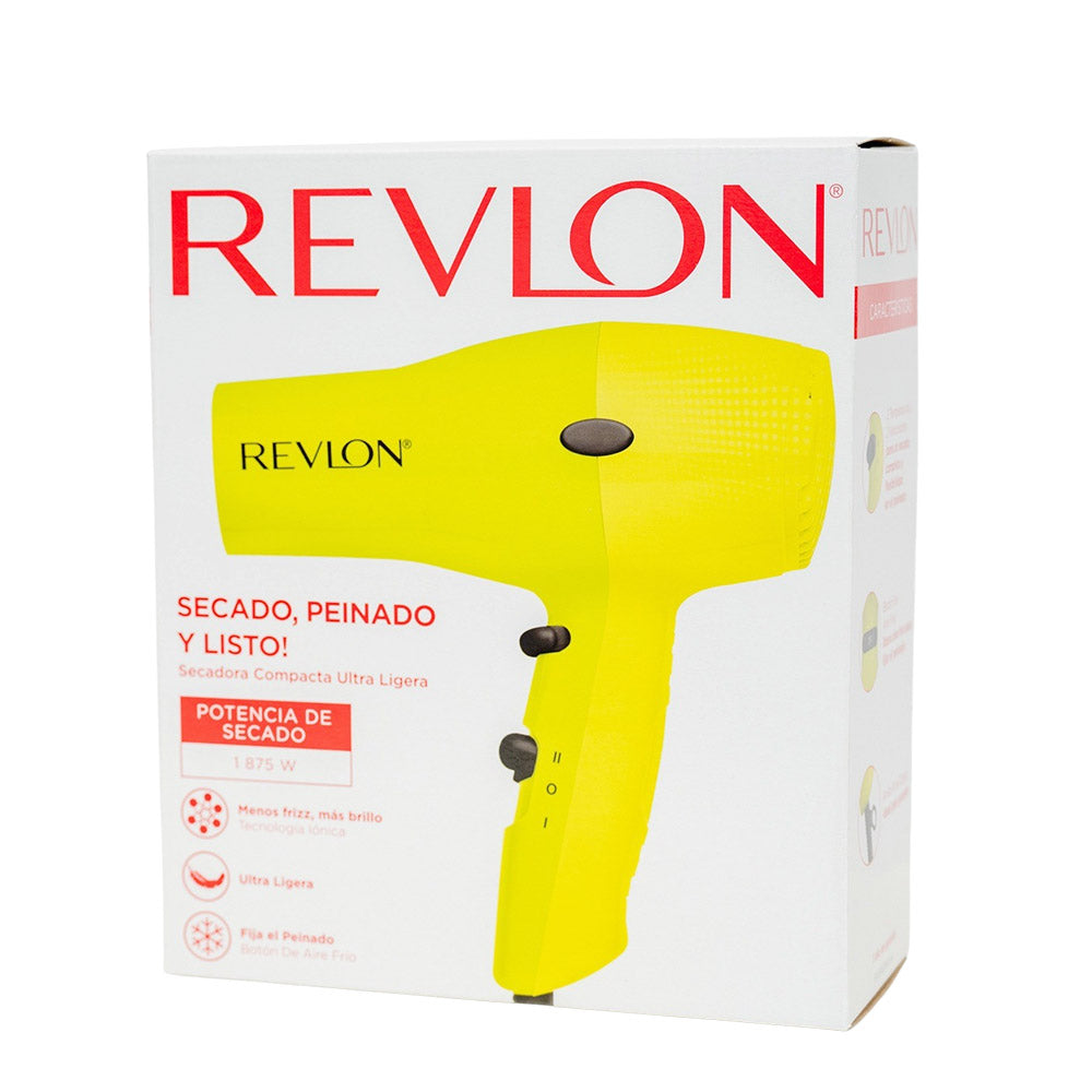 SECADORA COMPAC AMARILLO NEON 1875W REVLON