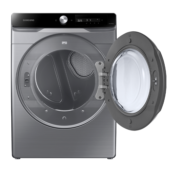 Secadora SAMSUNG 22 kg Eléctrica Carga Frontal Multisteam Plateado WIFI - Multicontrol Lavadora Y Secadoras Costa Rica