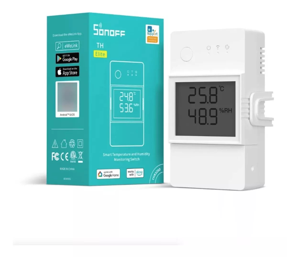 Sensor Temperatura Humedad Sonoff Th Elite Interruptor Wifi Sonoff Accesorios Inteligentes Costa Rica