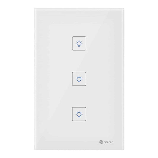 Triple Apagador Wifi De Pared Steren