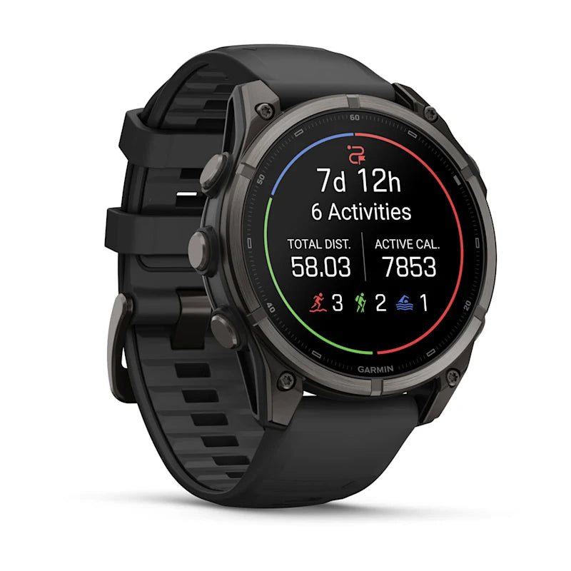 Smartwatch Garmin Fenix 9 47mm Titanio DLC GPS AMOLED Negro 010-04762-10