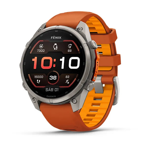 Smartwatch Garmin Fenix 9 Pro 47mm Titanio AMOLED GPS Autumn Orange 010-04336-05