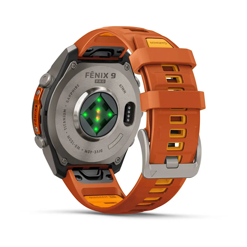 Smartwatch Garmin Fenix 9 Pro 47mm Titanio AMOLED GPS Autumn Orange 010-04336-05