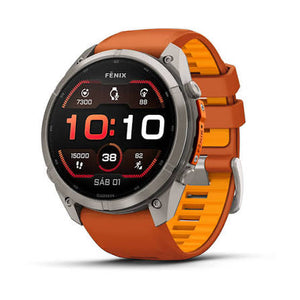 Smartwatch Garmin Fenix 9 Pro 51mm Titanio AMOLED GPS Autumn Orange 010-04337-05