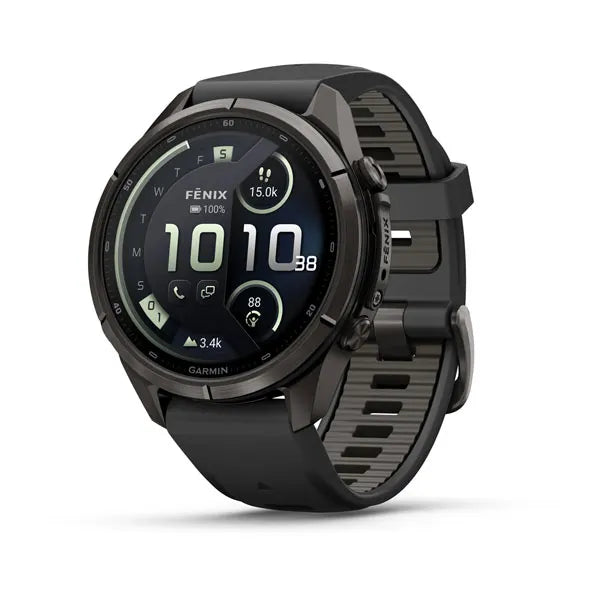 Smartwatch Garmin Fenix 9 Pro inReach 43mm Titanio DLC Carbon Gray AMOLED GPS 010-04335-10