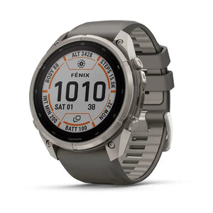 Smartwatch Garmin Fenix 9 Pro inReach Solar 51 mm Titanio Pebble Gray/Silver Gray GPS 010-04339-00
