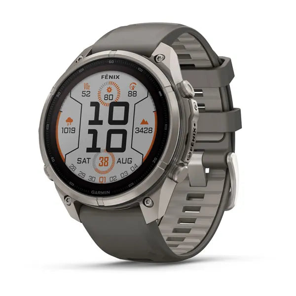 Smartwatch Garmin Fenix 9 Pro Solar 47mm Titanio GPS Pebble Gray 010-04338-05