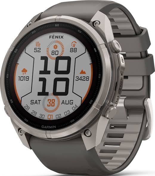 Smartwatch Garmin Fenix 9 Pro Solar 51mm Titanio GPS Pebble Gray 010-04339-05
