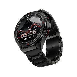 SMART WATCH HIFUTURE ACTIVE2 NEGRO with AMOLED display and dual-band GPS, black design, showcasing time and sport features.